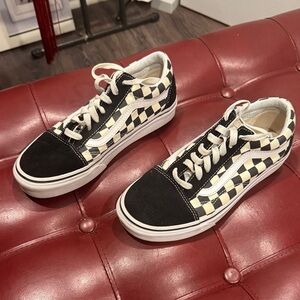 Vans Checkered Black and White Sneakers